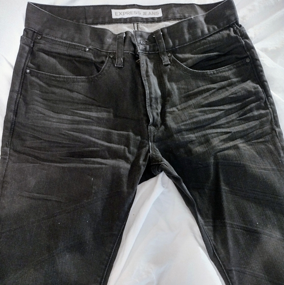 Express Jeans | Express Alec Super Skinny Fit Jeans 30x30 Nwt | Color: Blue - Picture 3 of 7
